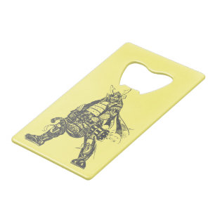 Samurai Gunner Credit Card Bottle Opener