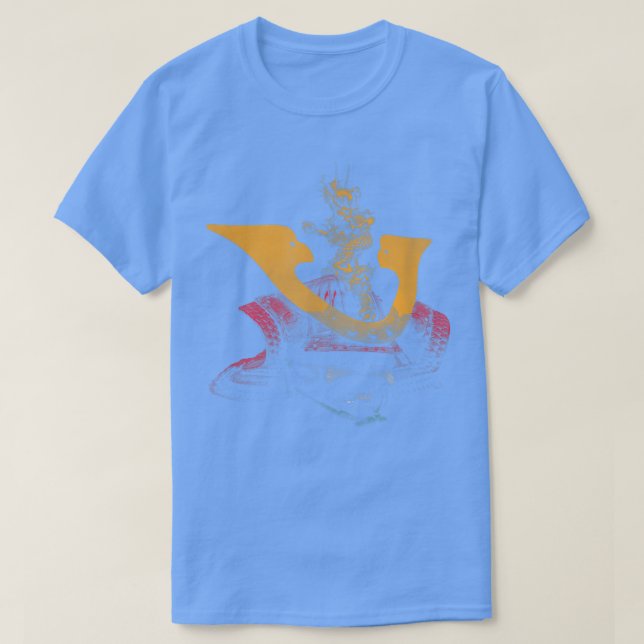 Samurai Helmet  T-Shirt (Design Front)