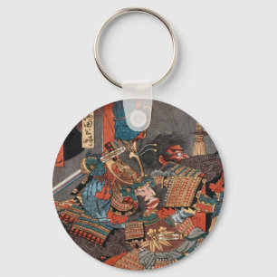 Samurai Hero Minamoto no Yorimitsu (one-sided) Keychain