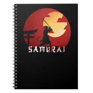 samurai , iliustration Cool ninja effect Notebook
