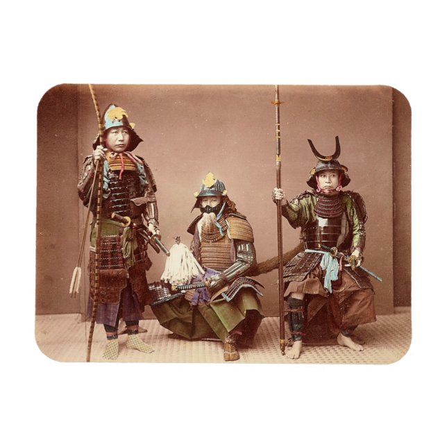 Samurai in Armour  Magnet (Horizontal)