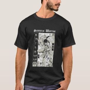 Samurai in the battle scene Samurai Warrior desig T-Shirt
