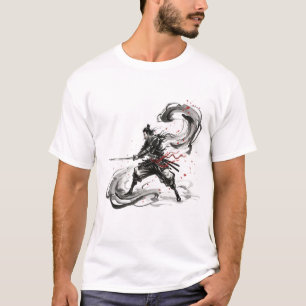 Samurai Ink Storm T-Shirt