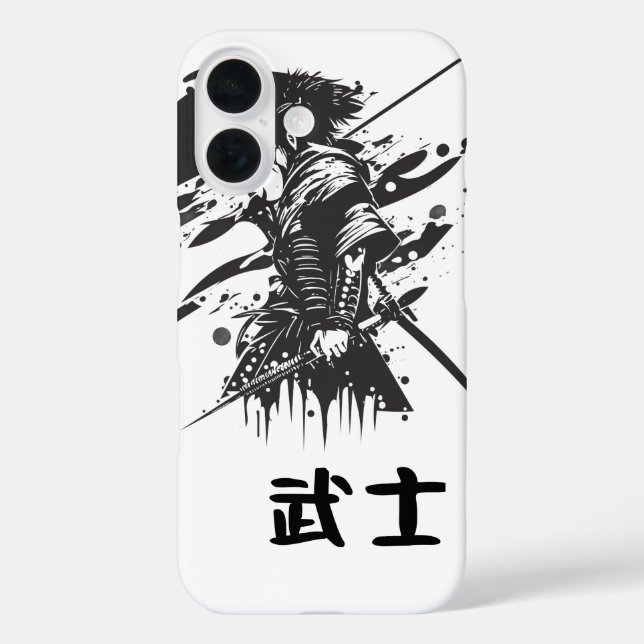Samurai iPhone 16 Coque (Verso)