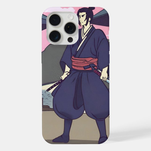 samurai iPhone case (Back)