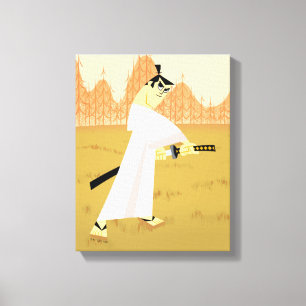 Samurai Jack Drawing Sword Canvas Print