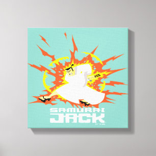 Samurai Jack Energy Graphic Canvas Print