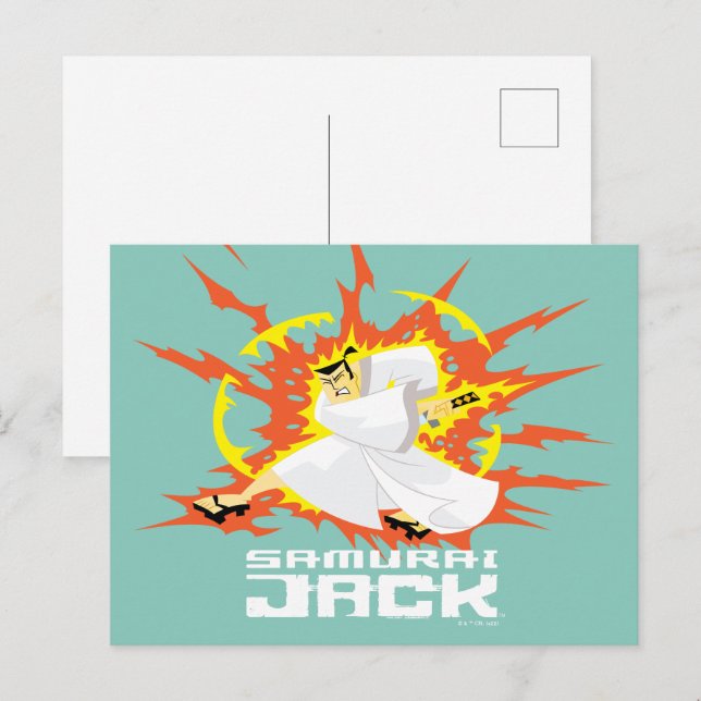Samurai Jack Energy Graphic Postcard (Front/Back)