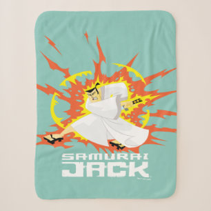 Samurai Jack Energy Graphic Sherpa Blanket