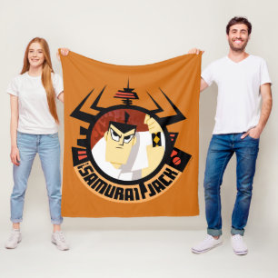 Samurai Jack In Aku Futuristic Frame Fleece Blanket