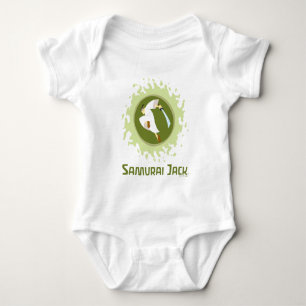 Samurai Jack Leaping Graphic Baby Bodysuit