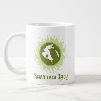 Samurai Jack Leaping Graphic Large Coffee Mug