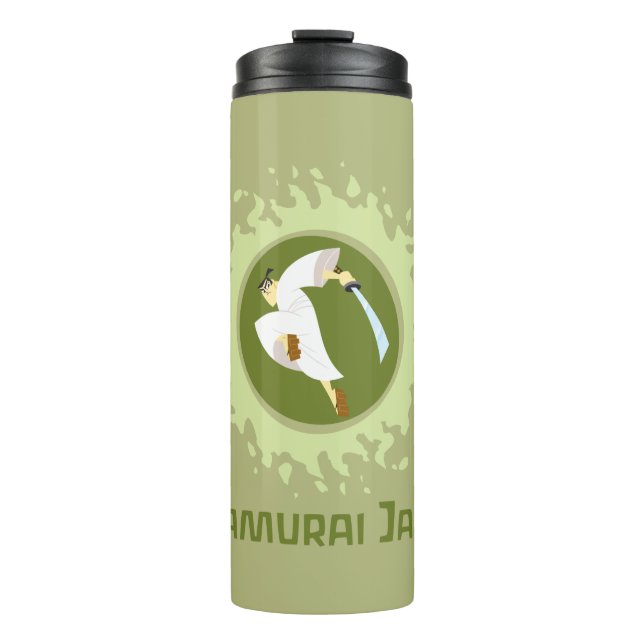 Samurai Jack Leaping Graphic Thermal Tumbler (Front)