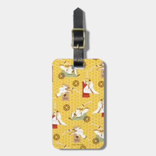 Samurai Jack Sword Poses Character Art Pattern Luggage Tag