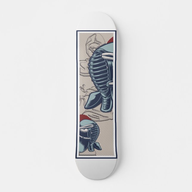 Samurai japan Ninja Karate Skateboard (Devant)