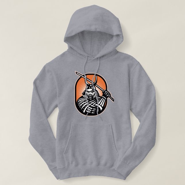 samurai japan warrior hoodie (Design Front)