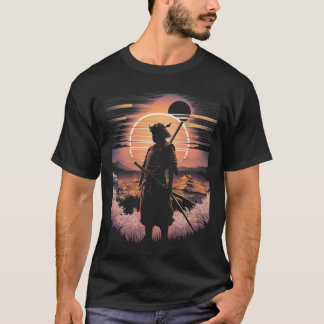 Samurai Japanese Art Vintage Fighter Retro T-Shirt