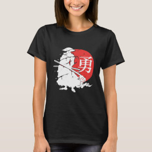 Samurai Japanese Ninja Kanji Warrior Vintage Japan T-Shirt