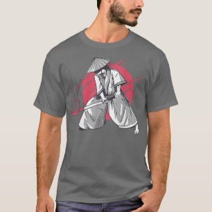 Samurai Japanese T-Shirt - Sword Sword Katana Warr