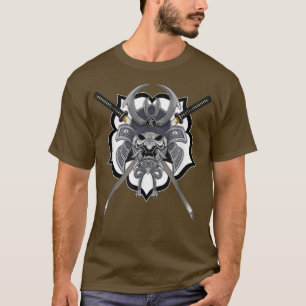 Samurai Kabuto Ronin Mask with Katana  T-Shirt