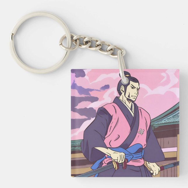 samurai keychain (Front)