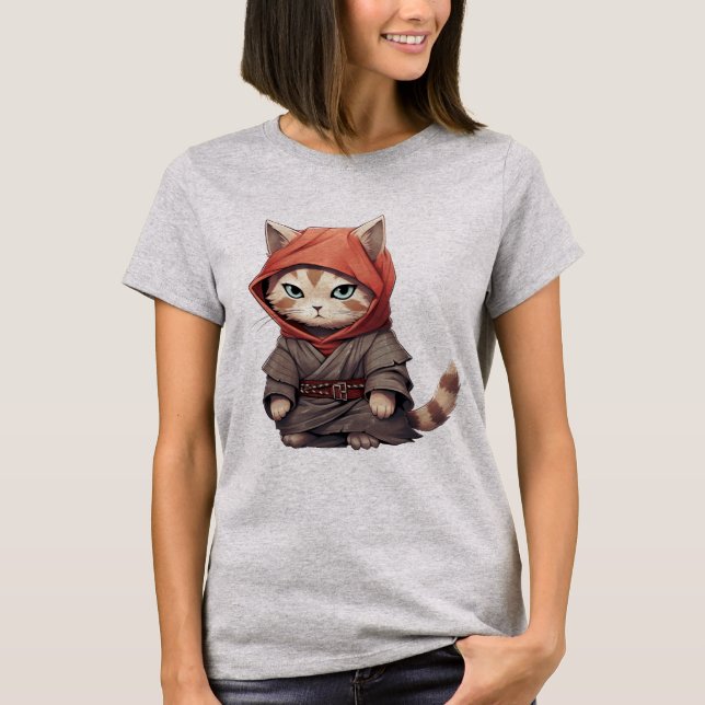 Samurai Kitten T-Shirt (Front)