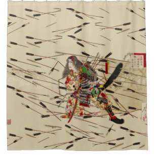 SAMURAI MASATSURA IS FIGHTING IN SHOWER OF ARROWS