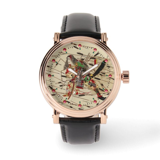 SAMURAI MASATSURA IS FIGHTING IN SHOWER OF ARROWS WATCH (Front)