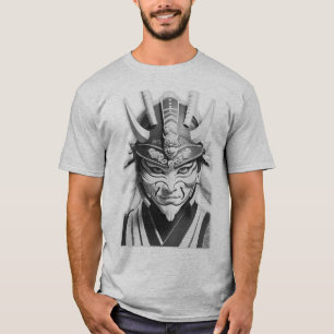 Samurai Mask Grey Tee