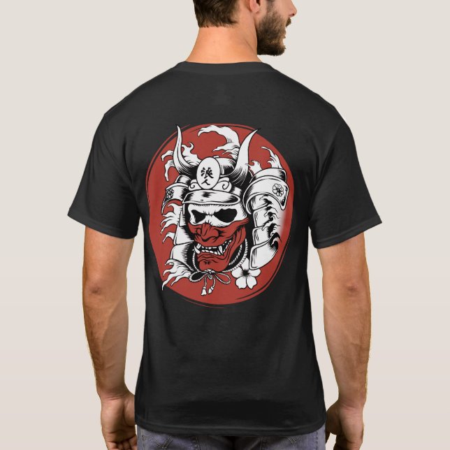 Samurai mask T-Shirt (Back)