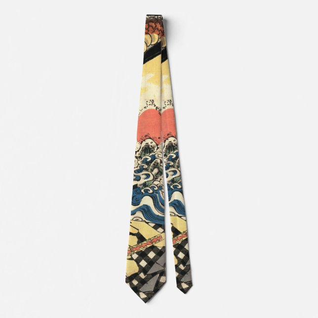 Samurai Minamoto Yorimitsu 1804 b Tie (Front)