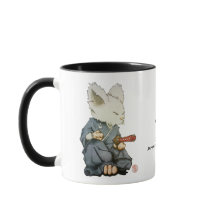 Samurai Mouse in Tatehiza Mug