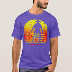 Samurai Musashi Wisdom, Backprint (2) T-Shirt