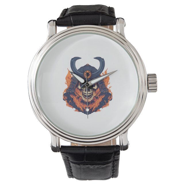 Samurai Oni Skull Watch (Front)