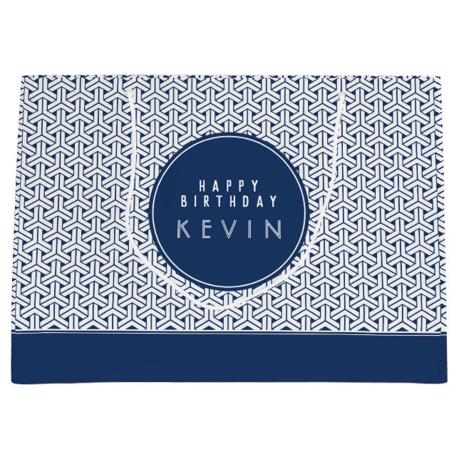 Samurai Pattern Personalized GIFT bag (Front)