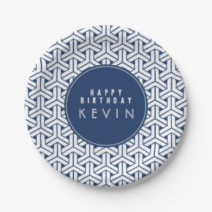 Samurai Pattern Personalized GIFT bag Paper Plate