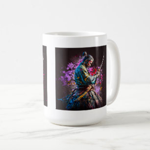 Samurai Peinture Mug classique, 15 oz