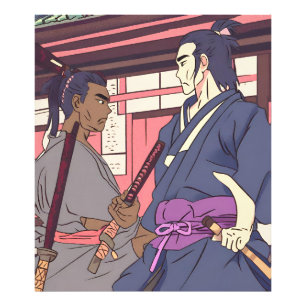 samurai photo print