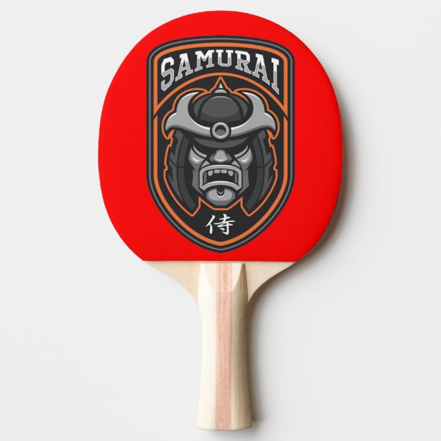 Samurai Ping Pong Paddle (Front)