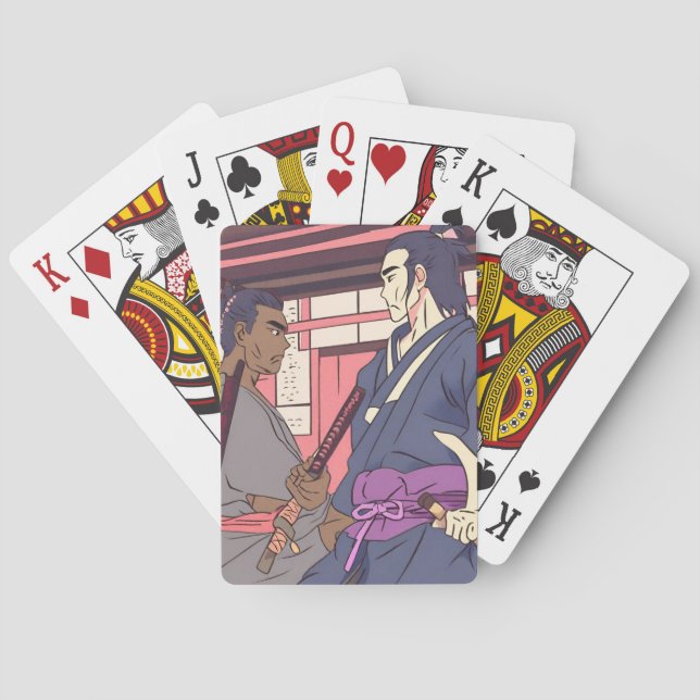 samurai playing cards (Back)