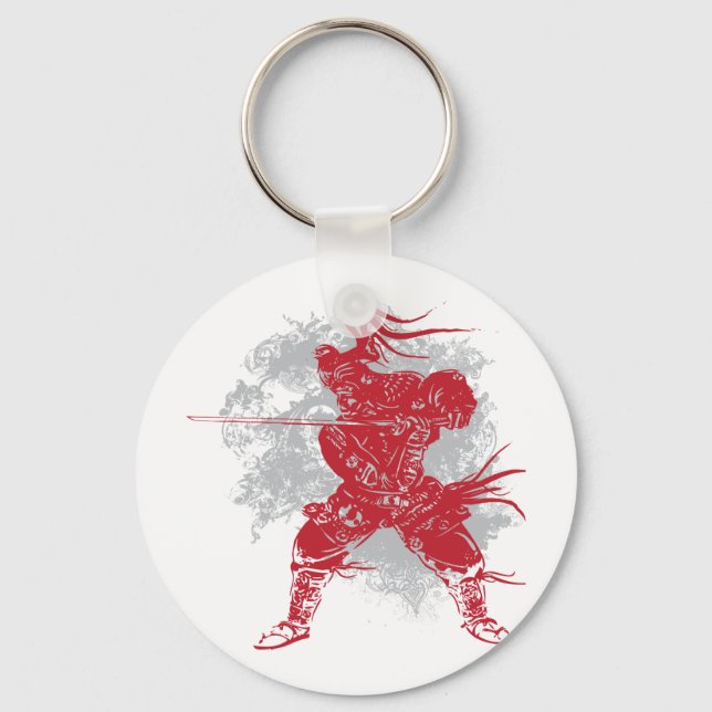 Samurai Pose Keychain (Front)