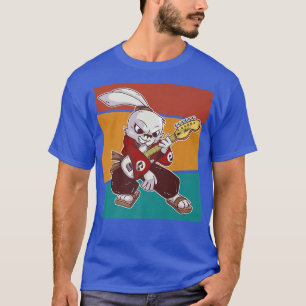Samurai Rabbit Guitarist Bunny Guitar1130 T-Shirt