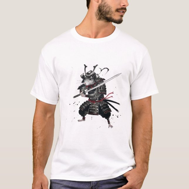 Samurai Rat Men's T-Shirts (Front)