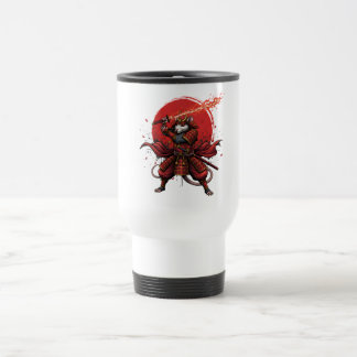 Samurai Rat warrior Travel Mug
