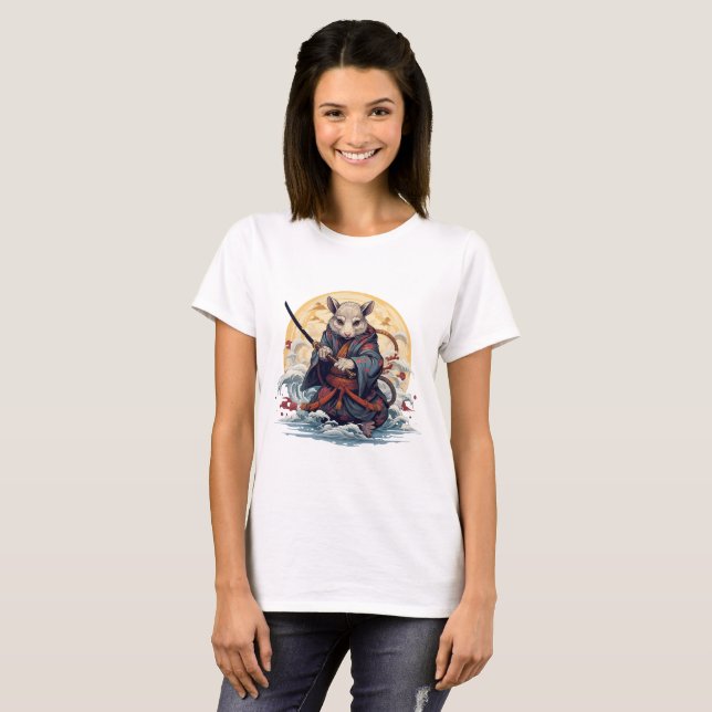 Samurai Rat Women's T-Shirts (Front Full)