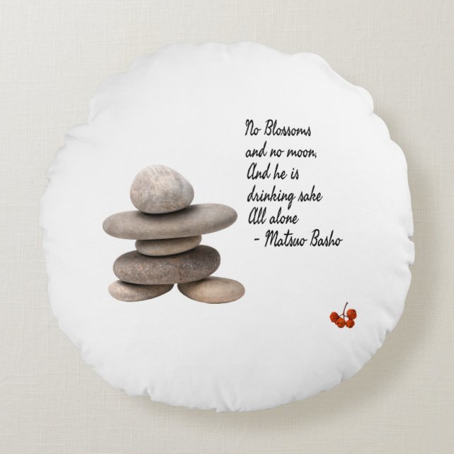 Samurai Round Pillow (Front)