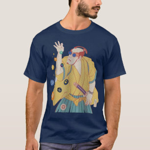 Samurai Salt Bitcoin Ukiyoe Crypto Japanese Warrio T-Shirt