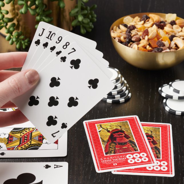 SAMURAI SANADA YUKIMURA PLAYING CARDS (In Situ)