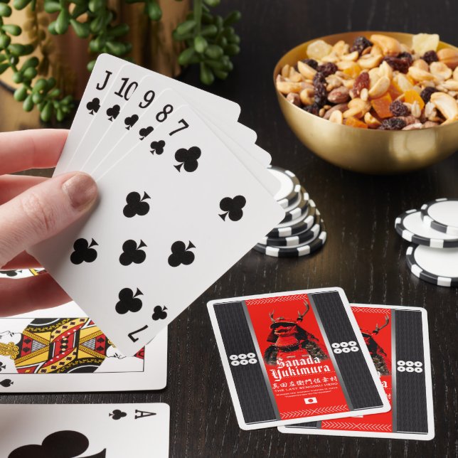 SAMURAI SANADA YUKIMURA PLAYING CARDS (In Situ)