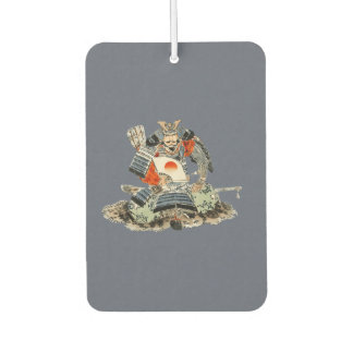 Samurai seated air freshener